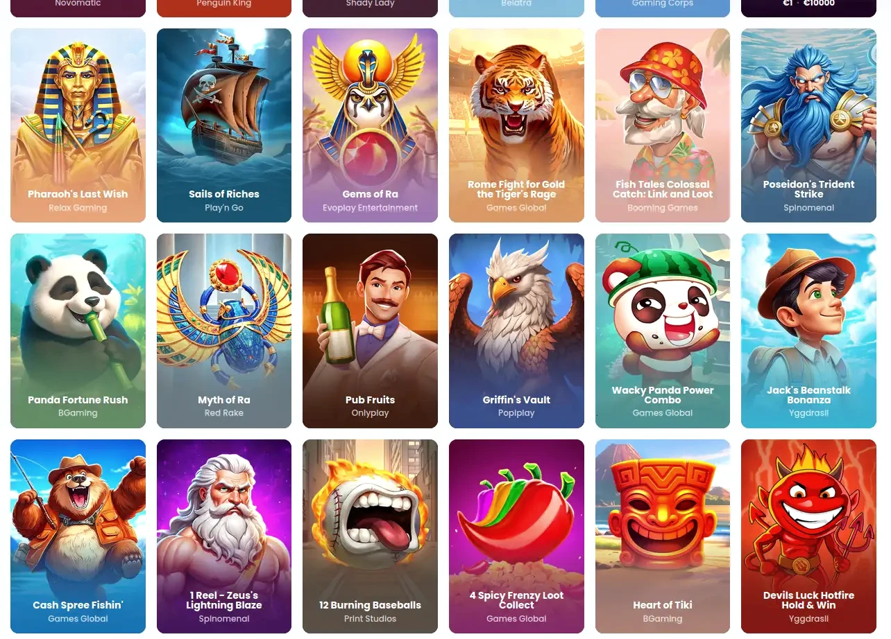 Spinbara Casino Mobile App Ansicht auf Smartphone